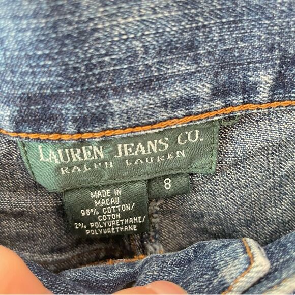 Lauren Ralph Lauren Denim Straight Jeans sz. 8 #AN - Picture 4 of 12